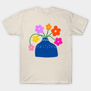 Flowers in a Vase Cute Bold Colors T-Shirt